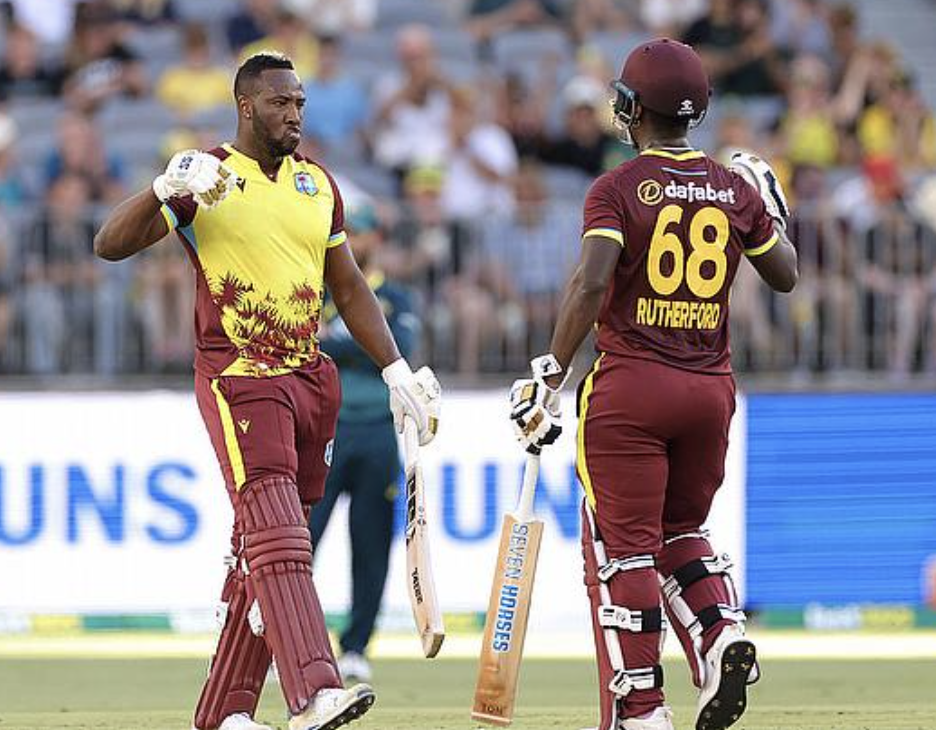 AUS vs WI 3rd T20I Russell Super Knock